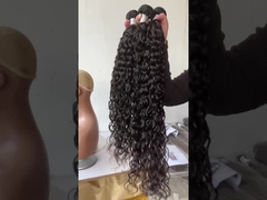 100% rambut manusia asli hitam alami bundel ikatan rambut gelombang alami untuk dijual