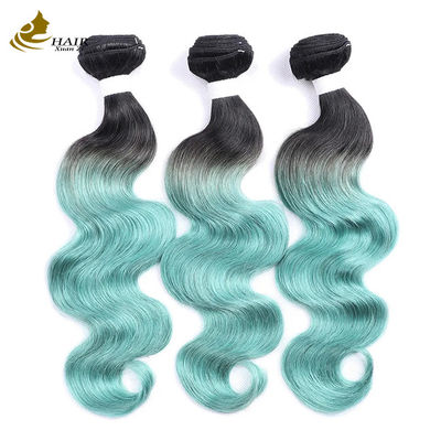 Pabrik Jual Langsung Vietnam Perawan Rambut Manusia 1b / Biru Berwarna lurus Rambut Bundel
