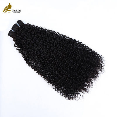 Pabrik Kutikul selaras mentah Vietnam 100% Perawan Double Ditarik Afro Curly Human Hair Bundle