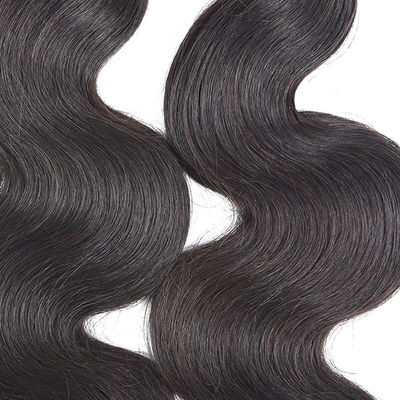 Perawan Remy Rambut Brasil 10 Inci Hitam Rambut Manusia Bundel Weft