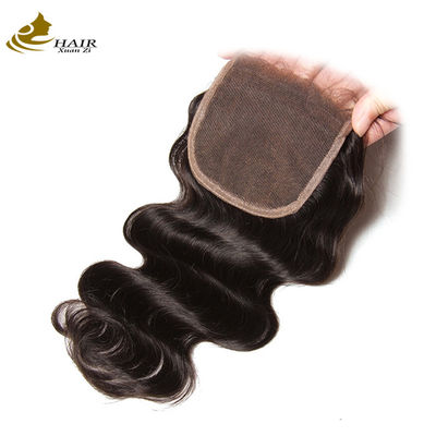 Body Wave Remy Human Hair Lace Closure 10A 4x4 Basis Sutra