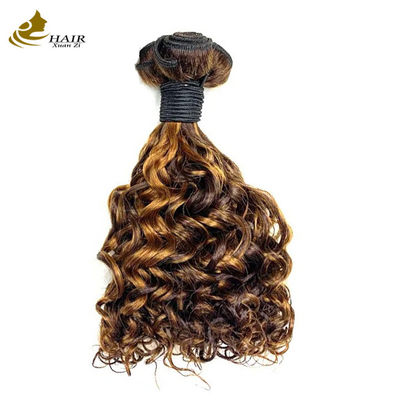 P1B 27 Rambut Ganda Ditarik Bundel Curly 20 Inch Wave Body Wig