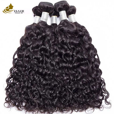 OEM Brasil Tidak Diproses Air Wave Virgin Rambut Bundel Hitam