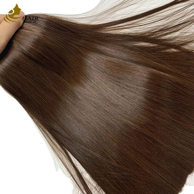 Vietnam Super Double Ditarik Tulang lurus Brown #4 Human Hair Bundles