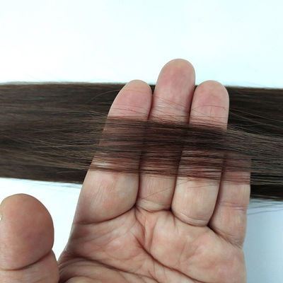 100% Remy Human Hair Straight Wave Hair Tape Hair Extensions untuk Wanita