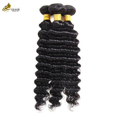 Pabrik Jual Langsung Perawan Brasil Rambut Manusia 1b Warna Deep Wave Rambut Bundel