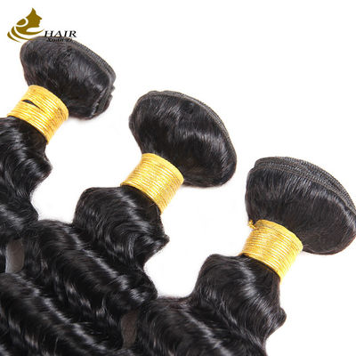 Pabrik Jual Langsung Perawan Brasil Rambut Manusia 1b Warna Deep Wave Rambut Bundel