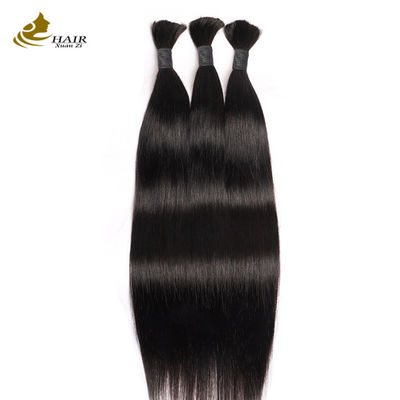 Grosir 100% mentah Virgin Brasil/Malaysia/India/Peru Human Braiding Hair Bulk