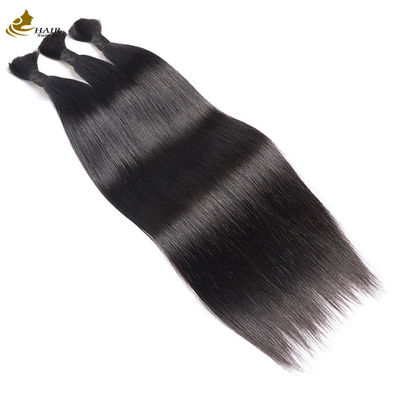 Grosir 100% mentah Virgin Brasil/Malaysia/India/Peru Human Braiding Hair Bulk