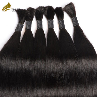 Grosir 100% mentah Virgin Brasil/Malaysia/India/Peru Human Braiding Hair Bulk