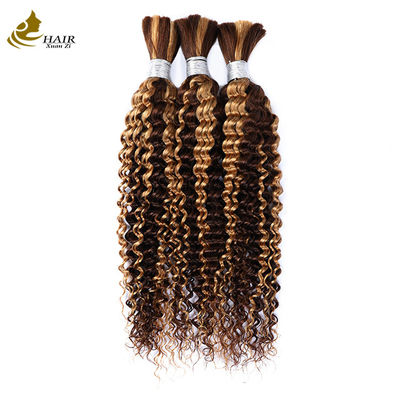 Rambut Pengikat Manusia Brasil Rambut Manusia Bulk untuk Pengikat