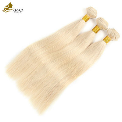 Kualitas Tinggi Kutikul Perawan Selaras 613# Blonde Remy Human Hair Bundles