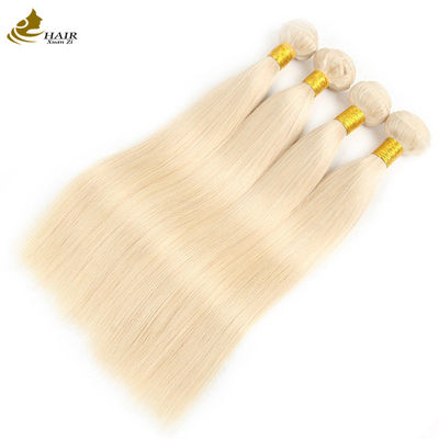 Kualitas Tinggi Kutikul Perawan Selaras 613# Blonde Remy Human Hair Bundles