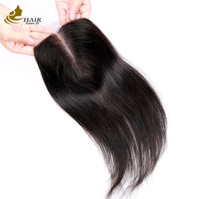 Grosir Rambut Manusia Perawan Lurus Hitam Alami yang Disejajarkan dengan Kutikula