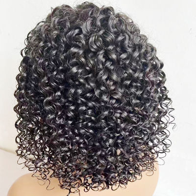 Grosir 13X6 13X4 HD Brazil Curl Transparent Lace Human Front Hair Wig