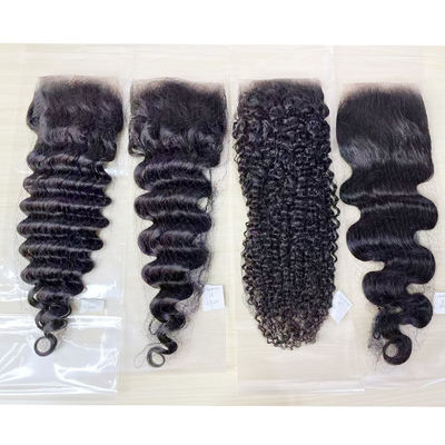 Rambut manusia alami 100% yang tidak diproses 4X4