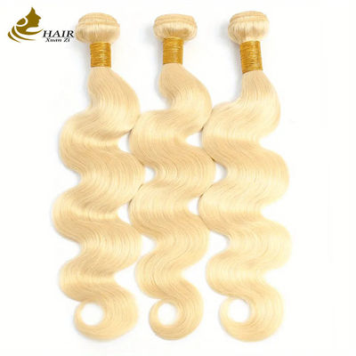 Grosir Rambut Manusia Perawan Vietnam 613# Rambut Berwarna Blonde Body Wave Bundle
