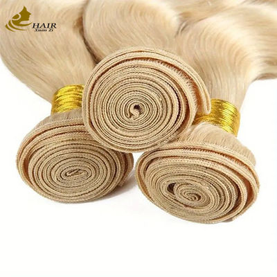 Grosir Rambut Manusia Perawan Vietnam 613# Rambut Berwarna Blonde Body Wave Bundle
