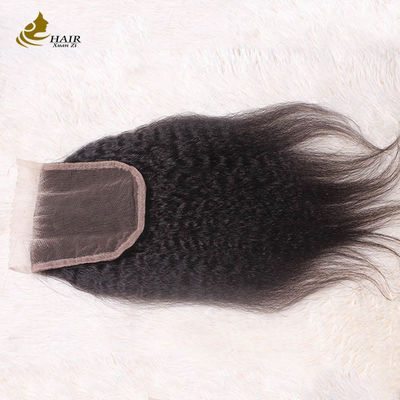 Grosir Natural Hitam Kutikul Selaras Perawan India Kinky lurus rambut manusia bundel