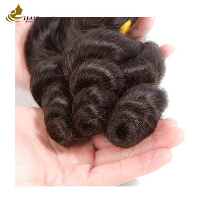 Tidak diproses 100% manusia alami Virgin Brasil Loose Wave Hair Bundle