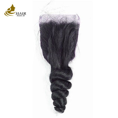 Rambut Brazilain Rambut Manusia Rambut Lolos Rambut Gelombang dengan Penutupan