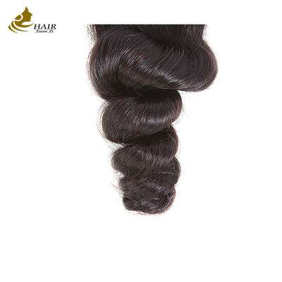 Rambut Brazilain Rambut Manusia Rambut Lolos Rambut Gelombang dengan Penutupan