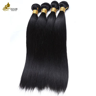 Murah Brazilian Kutikul selaras mentah 100% Perawan lurus rambut manusia Bundle
