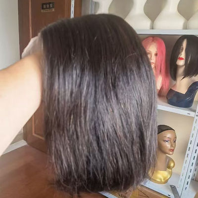 Fashion Rambut Manusia Bob Wigs Rambut Brasil Dasi Wigs Depan