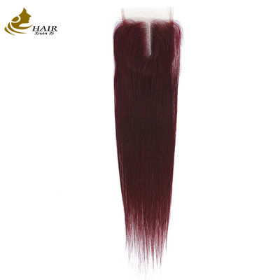 Fashion Bagian Tiga 4X4 lurus 10-18 inci transparan renda penutupan rambut manusia Toupees Pabrik Grosir Harga Di Stok