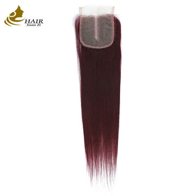 Fashion Bagian Tiga 4X4 lurus 10-18 inci transparan renda penutupan rambut manusia Toupees Pabrik Grosir Harga Di Stok