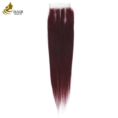 Fashion Bagian Tiga 4X4 lurus 10-18 inci transparan renda penutupan rambut manusia Toupees Pabrik Grosir Harga Di Stok