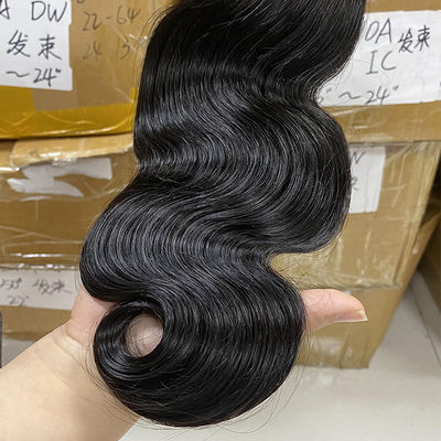 100% Rambut Brasil Unprocessed Grosir Rambut Manusia Perawan Bungkus Body Wave