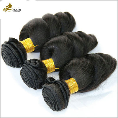 100% Remy Rambut Perawan Manusia Ekstensi Rambut Brasil Double Ditarik Rambut Manusia Weft
