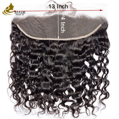 Telinga ke Telinga Perawan Peru Rambut Manusia Frontal Dasi Khusus Frontal 13*4