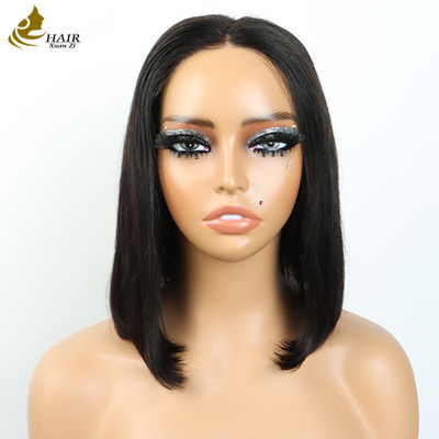 Virgin Brazil Rambut lurus Sutra Top Full Lace Wigs untuk Wanita Rambut Manusia