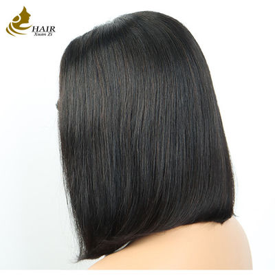 Virgin Brazil Rambut lurus Sutra Top Full Lace Wigs untuk Wanita Rambut Manusia