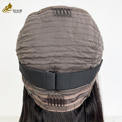 Virgin Brazil Rambut lurus Sutra Top Full Lace Wigs untuk Wanita Rambut Manusia
