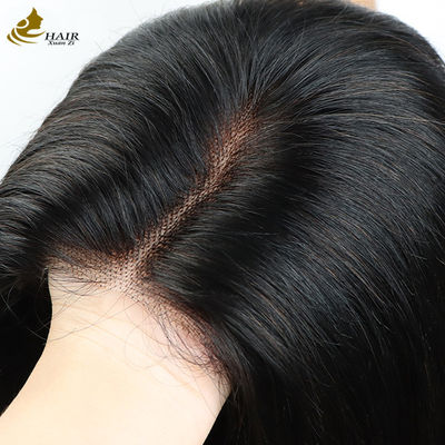 Virgin Brazil Rambut lurus Sutra Top Full Lace Wigs untuk Wanita Rambut Manusia