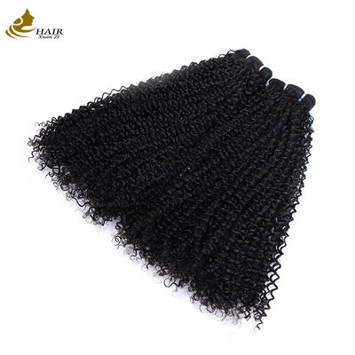 Pabrik Kutikul selaras mentah Vietnam 100% Perawan Double Ditarik Afro Curly Human Hair Bundle