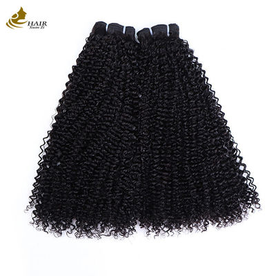Pabrik Kutikul selaras mentah Vietnam 100% Perawan Double Ditarik Afro Curly Human Hair Bundle