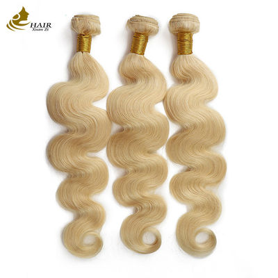 Rambut mentah 613 Rambut mentah India Harga rendah 613 Rambut bergaris kulit 613 Rambut pirang