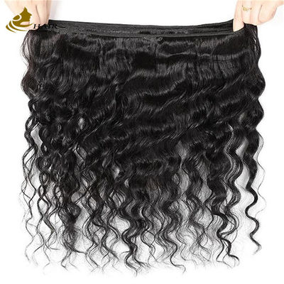 Tangle Free Gradient Deep Wave Virgin Human Hair Bundles Ekstensi