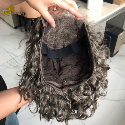 Disesuaikan Gery 5*5 HD Body Wave Glueless Silk Top Full Lace Wig
