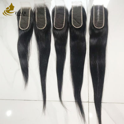 Penutup Rambut Manusia Renda Tak Terlihat HD 2x6 Lurus Brasil