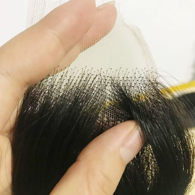 Penutup Rambut Manusia Renda Tak Terlihat HD 2x6 Lurus Brasil
