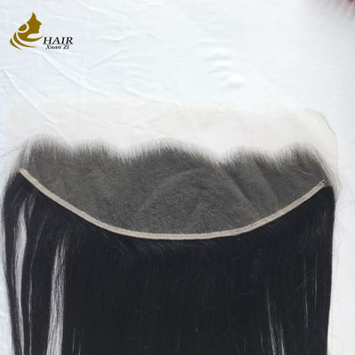 Rambut Manusia Renda Penutup HD 13x4 Lurus Hitam Alami