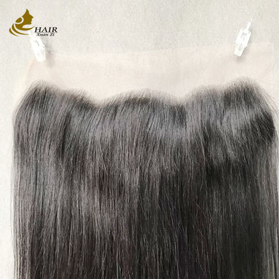 Rambut Manusia Renda Penutup HD 13x4 Lurus Hitam Alami