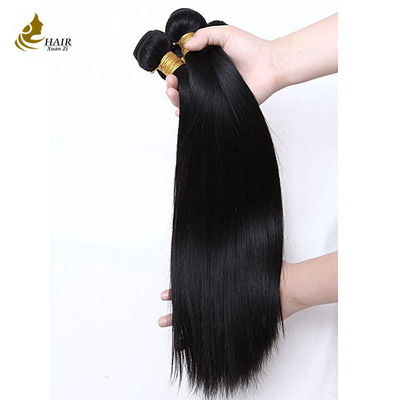 Kutikul yang diselaraskan Brazil Human Hair Bundle Extensions Burgundy