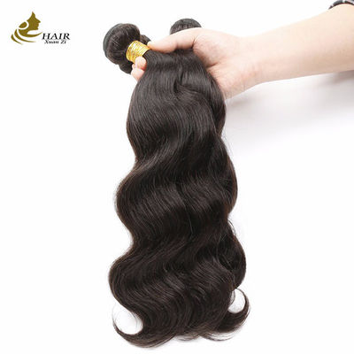 Remy Brasil Ekstensi Rambut Manusia Bundel Body Wave Untuk Wanita Hitam ODM