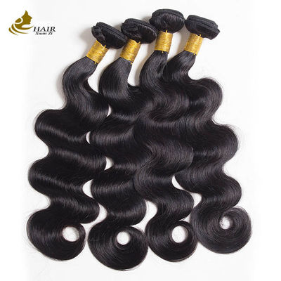 Remy Brasil Ekstensi Rambut Manusia Bundel Body Wave Untuk Wanita Hitam ODM